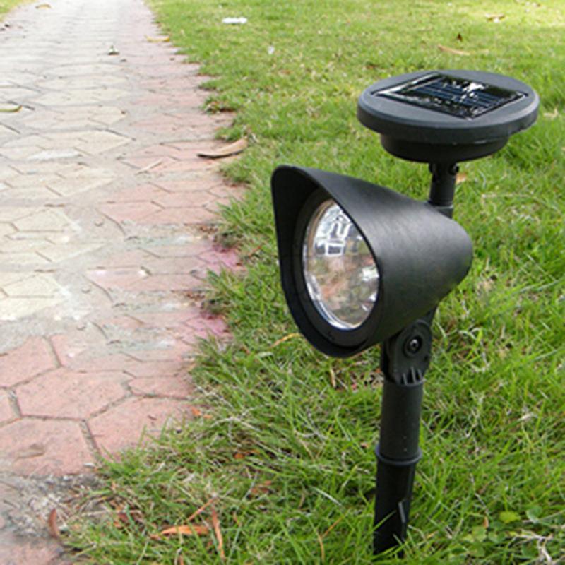 Outdoor Solar Lamp 3 Led Solar Powered Spot Landschap Gazon Licht Waterdichte Led Spotlight Lamp Energiebesparing Path Tuin Lamp