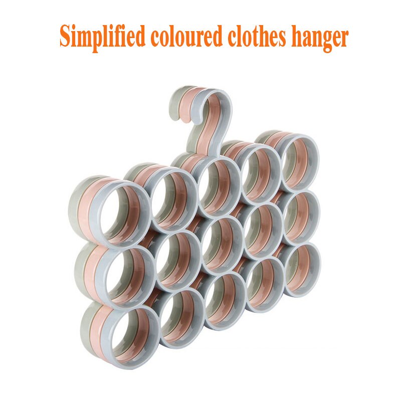 Tendedero circular simple, armario de secado multifuncional, soporte para bufandas, cinturón, toallero de 15 anillos, herramientas de almacenamiento para el hogar