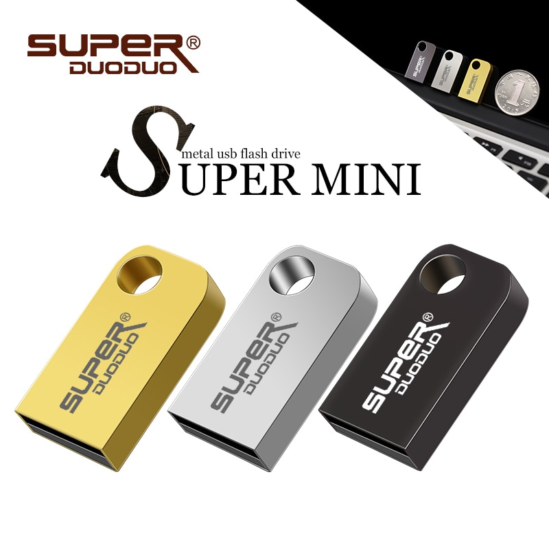 Original mini metal u stick 16GB 32GB usb flash drive 4GB 8GB Pendrive 64GB 128GB Falsh usb memory stick pen drive