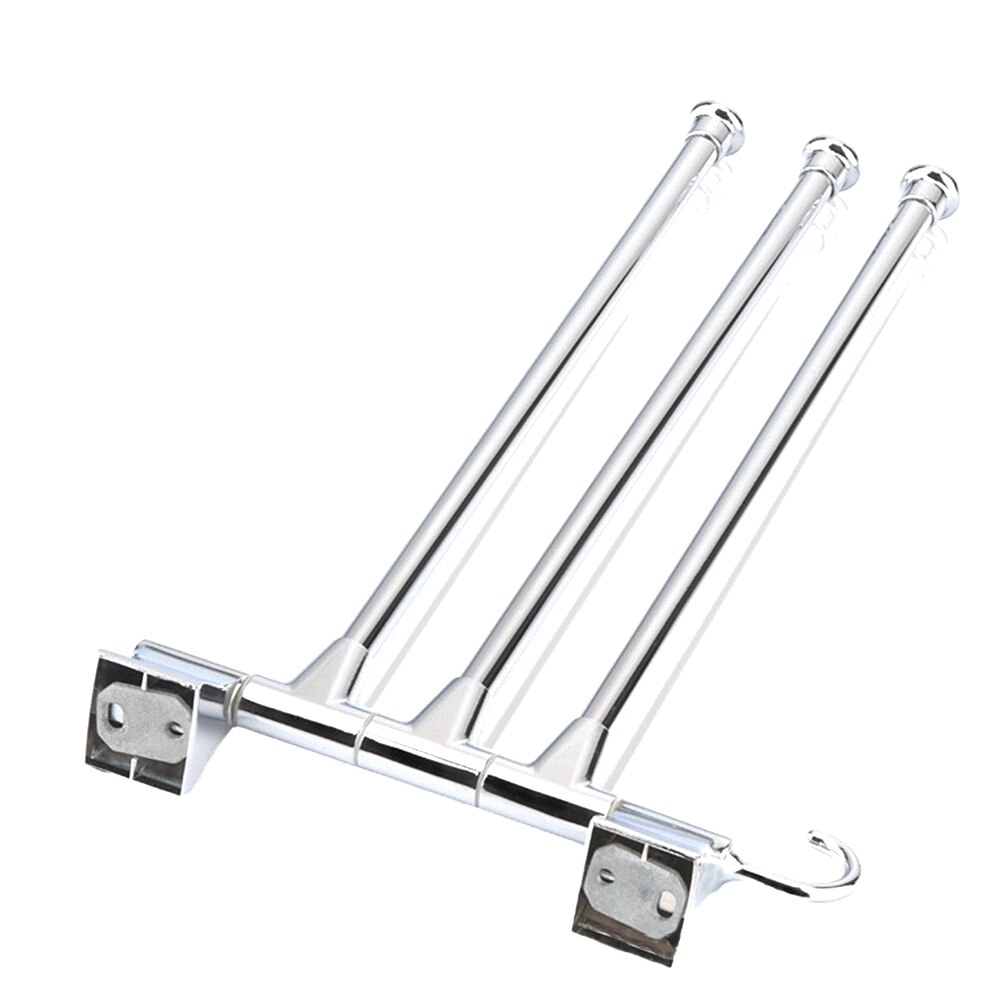 Swivel Towel Rack Stainless Steel Heavy Duty Wall Mounted Towel Shelf Towel Holder Towel Rack for Hotel Bathroom Home