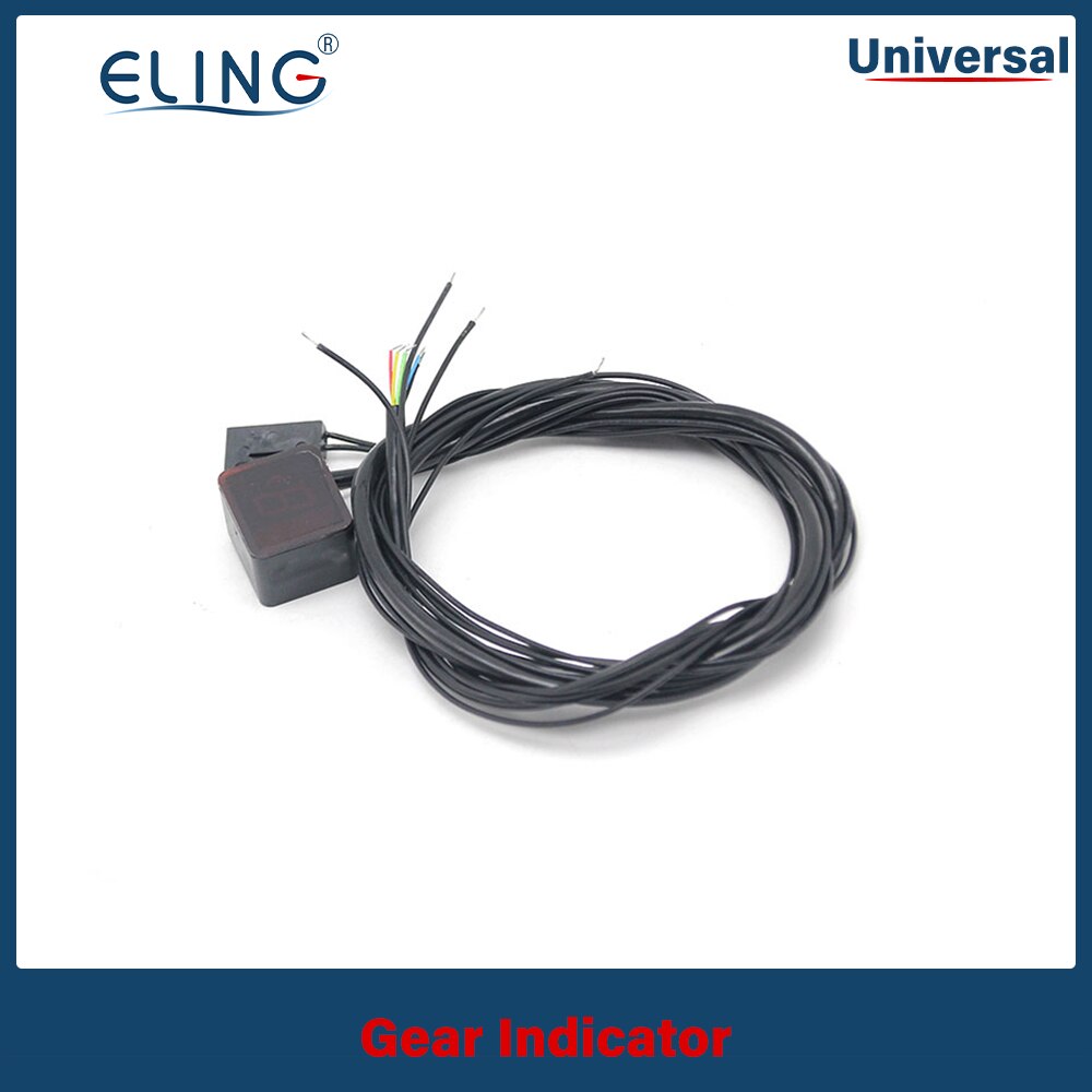 ELING Motorcycle Gear Indicator Counter 1-6 Lever Speed LED Display ECU Plug &amp; Play for Yamaha YZF-R1 R6 XJR400 MT01 MT03: RED