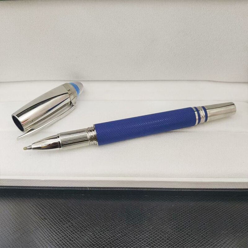 Stylo à bille de luxe Mb planète bleue en métal spécial, nouveauté 2022