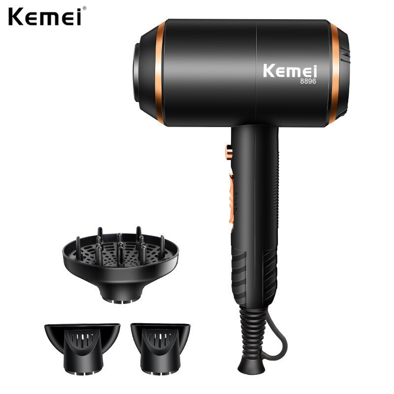 Kemei 8896 ionisch Haar Trockner 3 in 1 Starke Leistung 4000w Fön Elektrische 210-240v Professionelle friseur Ausrügestochen