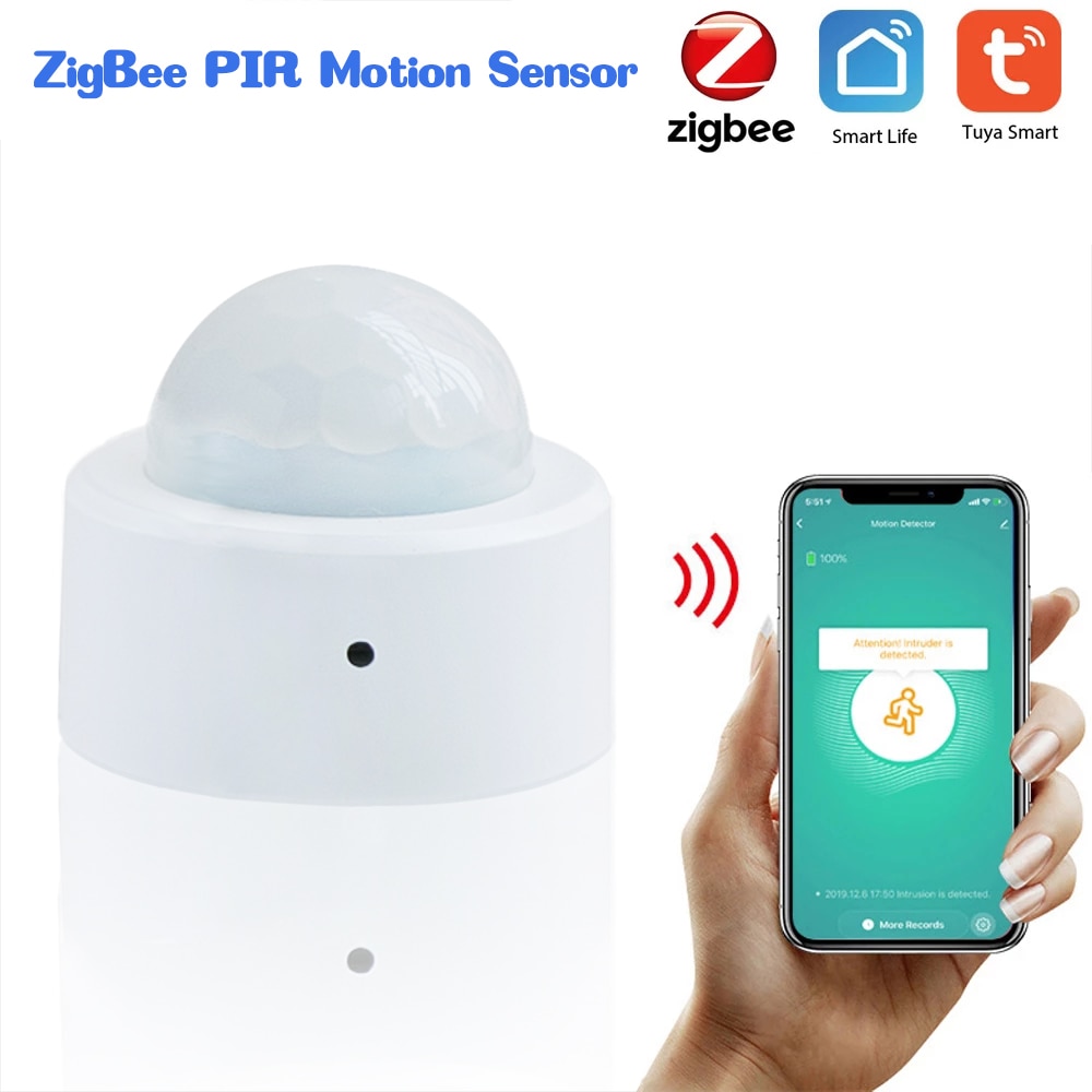 Tuya Zigbee Smart Pir Motion Sensor Alarmsysteem Menselijk Lichaam Detectie Sensoren Bewegingsmelder Voor Verlichting Domotica