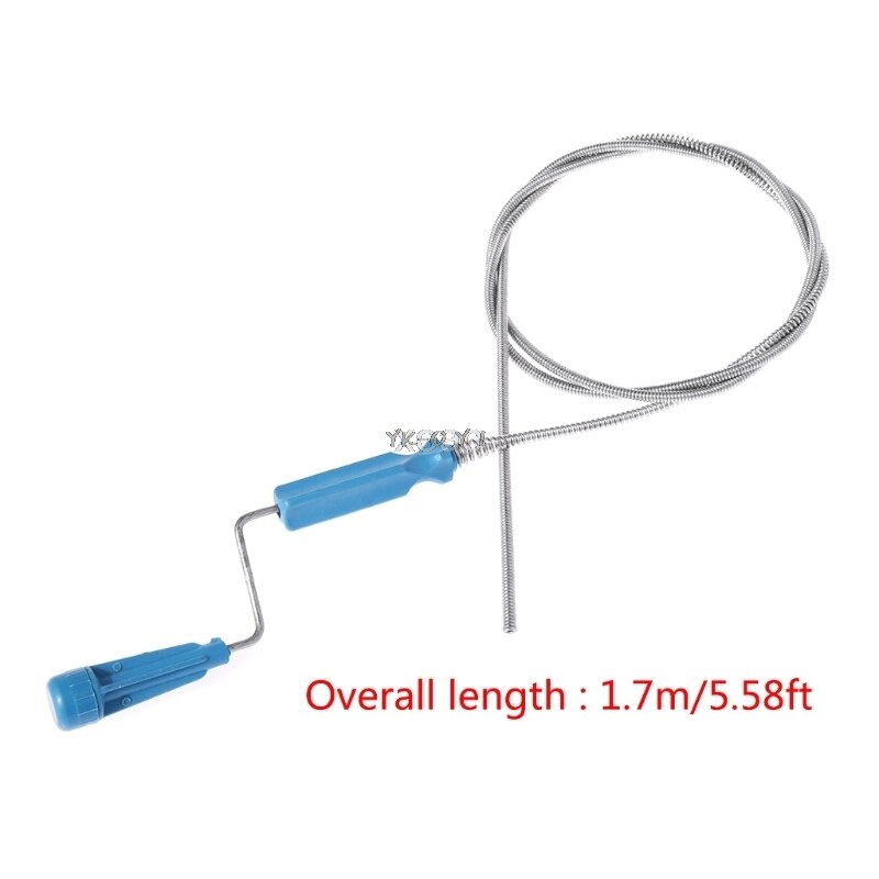 Rengöringsverktyg för avloppsrör stänger handfat & dränering orm täppa hår smutsborttagningsmedel 180cm m03