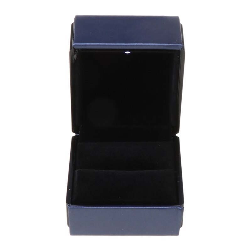 LED Lighted Earring Ring Box Wedding Engagement Ring Jewelry Display Holder