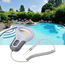 Draagbare Digitale 2 In 1 Water PH En Chloor Niveau CL2 Tester Meter Voor Zwembad Spa Drinkwater Analys