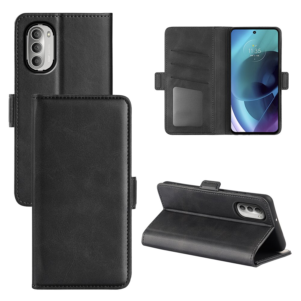 Case Voor Moto G51 5G Lederen Portemonnee Flip Cover Vintage Magneet Telefoon Geval Voor Moto G51 5G Coque