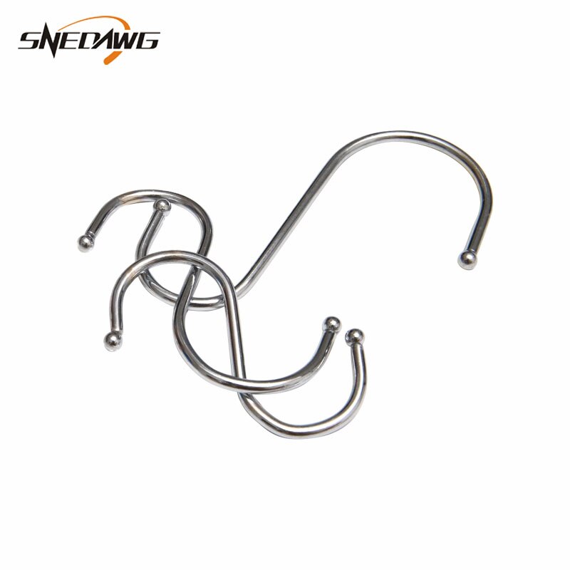 5 stks/partij S Vormige Haken Hanger Keuken Badkamer Opbergkast Houders voor Kleding Pot Pan Keuken Haken Houder