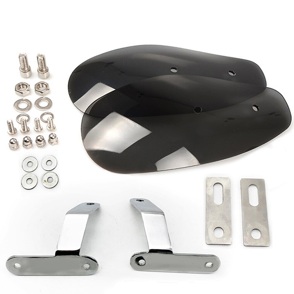 Guardamanos de manillar a prueba de viento para motocicleta, Protector de manija para BMW r850r, g650gs, 310 gs, k1200r, F 900 R, R18: Negro