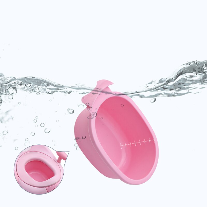 Baby Potty Toilet Training Portable Plastic Child Potty Trainer Kids Indoor Baby Potty Chair for free potty brush+cleaning bag