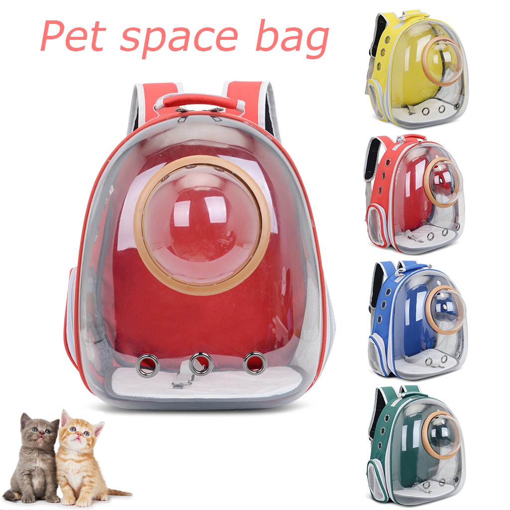 Ademend Draagbare Huisdier Draagtas Outdoor Reizen Puppy Kat Zak Transparante Ruimte Huisdier Rugzak Capsule Dierbenodigdheden FJ29