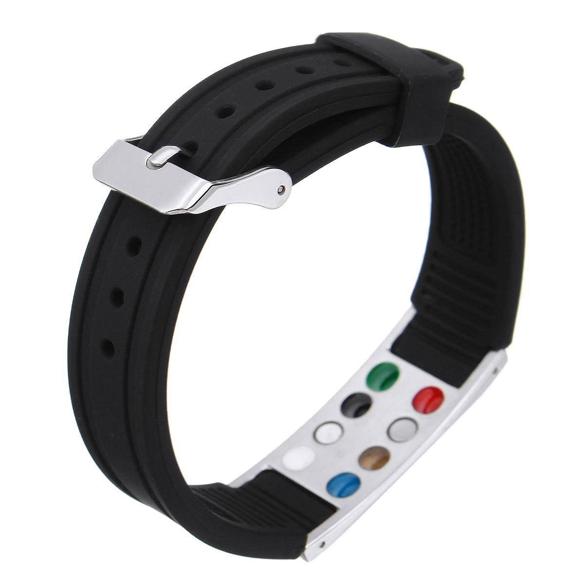 7 In 1 Titanium Magnetische Energie Armband Power Bio Armband Gezondheid Pijnbestrijding Magneet Gezondheid Armband