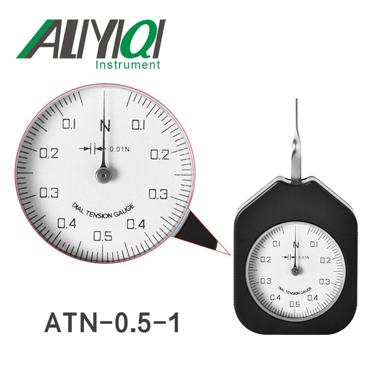 Free Shipping0.5N Dial Tension Gauge Tension Meter Single Pointer(ATN-0.5-1)Tensiometro