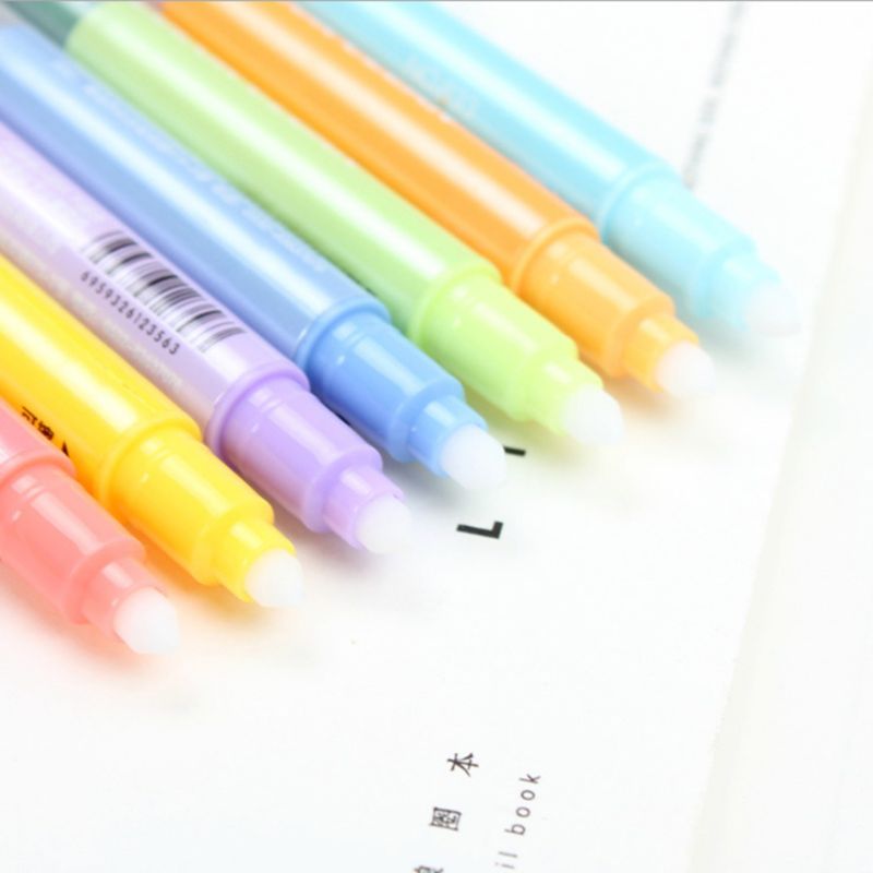 Rotuladores borrables de doble punta, marcadores de tiza líquida en colores Pastel, fluorescentes de Milkliner Resaltadores, 10 Uds.