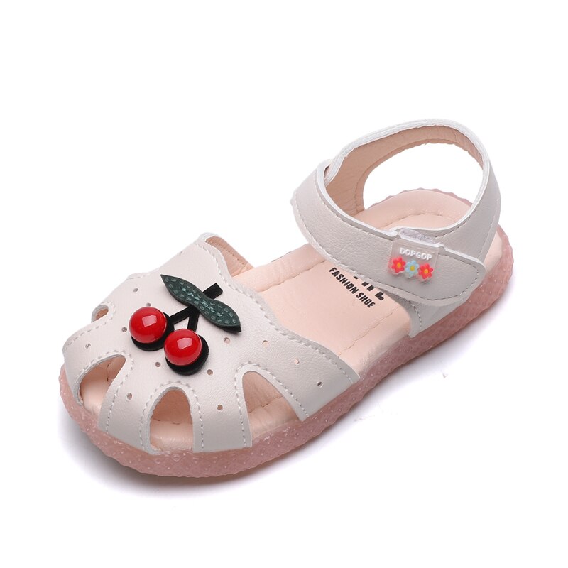 Children Sandals kids shoes baby boys sandal for girls slip on Unisex children's footwear ground sandal: Beige / 23