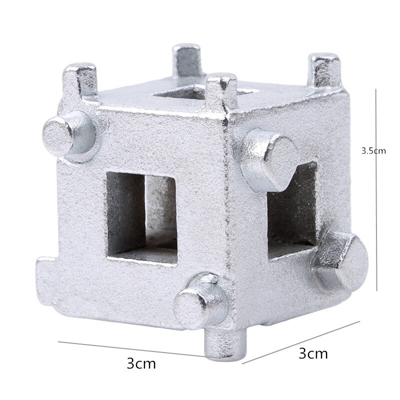 Universal 3/8" Car Vehicle Rear Disc Brake Caliper Piston Rewind/Wind Back Cube Tool 3/8" Drive Tool Car Vehicle Rear Disc Brake