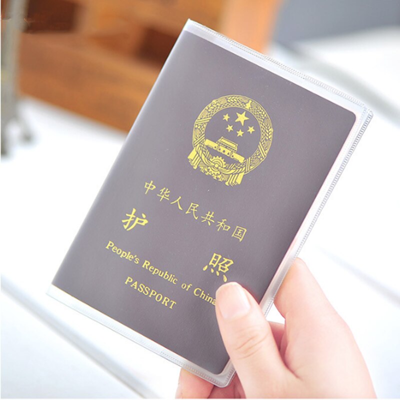 1pc Unicorn PU Leather Travel Passport Cover Cards Case Women Men Travel Credit Card Holder Travel ID&Document Passport Holder: Clear