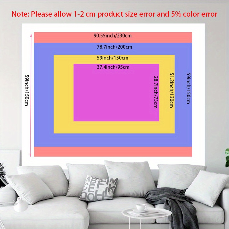 Tapiz de onda nocturna, tela de fondo, tela colgante para dormitorio, mesita de noche, tela decorativa para pared, tapiz para dormitorio de alquiler