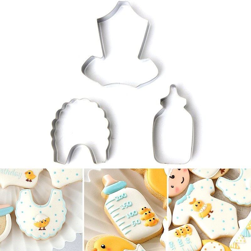baby dusj flaske smekke form kjeks cookie diy sjokoladekutter fondant fôringsflaske kakeform bakverk bakeware verktøy