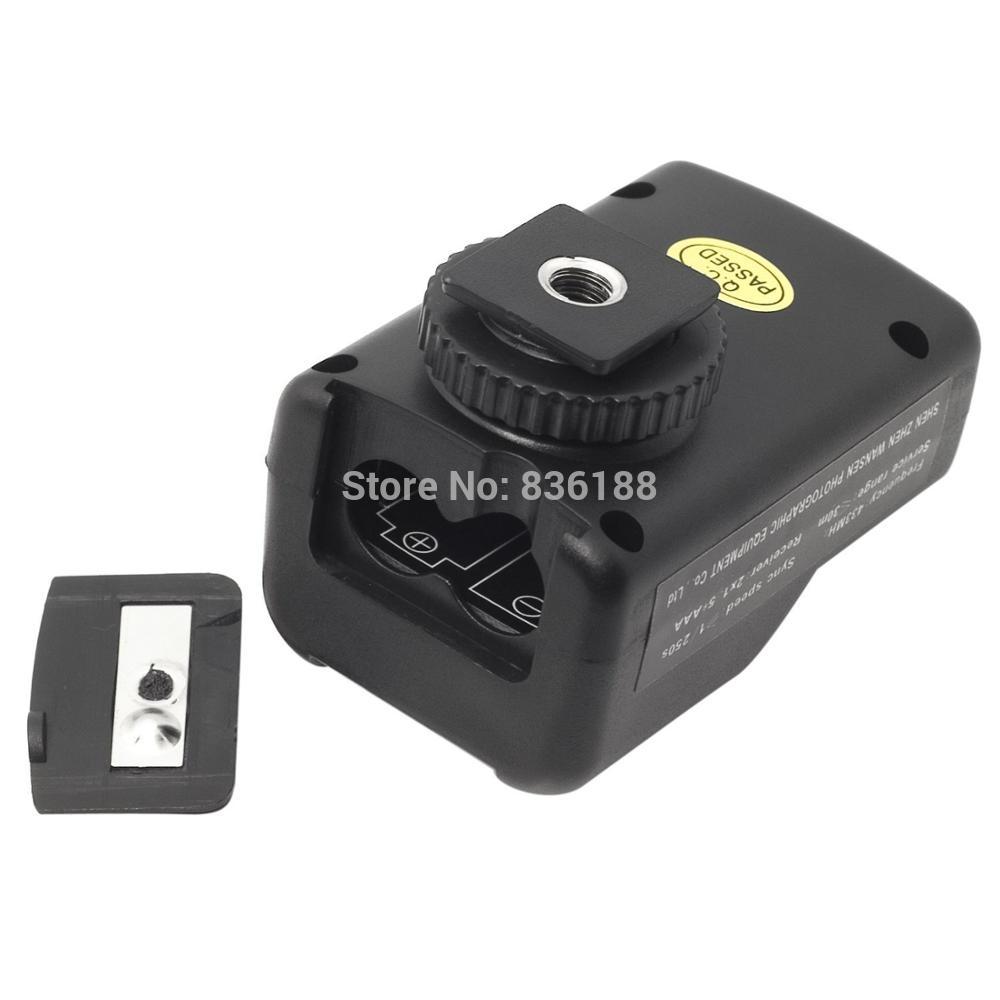 JINTU Studio-disparador de Flash de cámara remoto inalámbrico, 16 canales, con receptor para NIKON D3200, D7500, D5500, D5600, D3400, D90, D80, D60