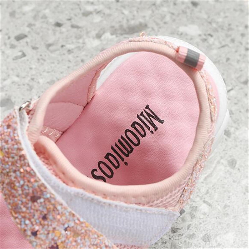 Glitter Sequin Girls Sandals Summer Korean Princess Dress Shoes Little Girls Sweet Children Beach Shoes Girls Shoes