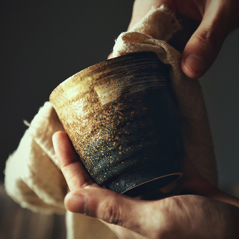 CHANSHOVA o dużej pojemności 170/200ml tradycyjne chińskie w stylu retro ręcznie malowane ceramiczne filiżanka chińska porcelana duże kubki na herbatę H269