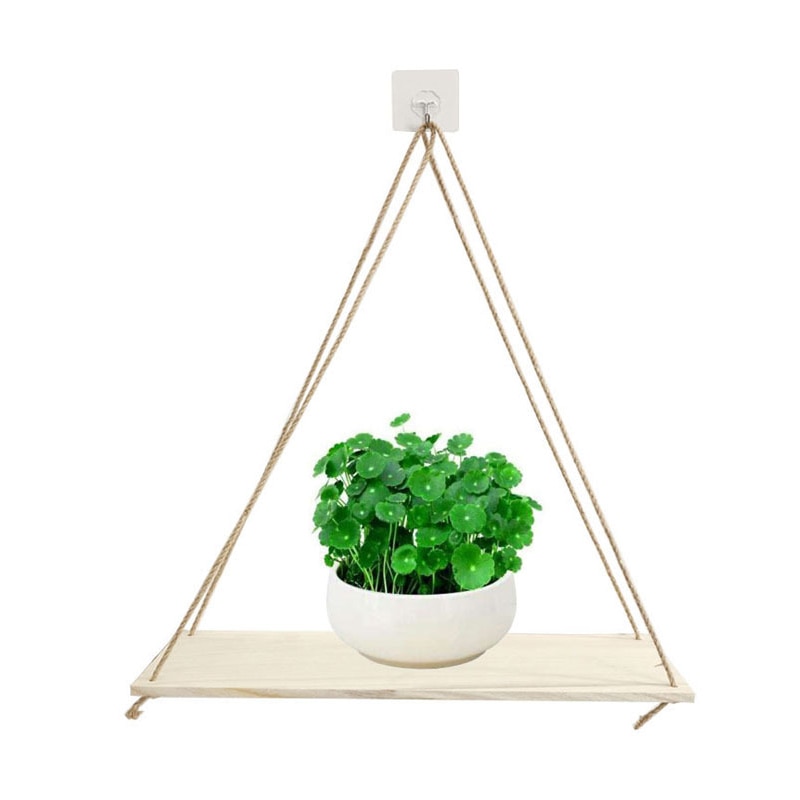 Maceta tipo cesta colgante para pared, maceta para maceta, soporte para maceta para plantas, colgador para hogar, jardín, decoración Vintage, macramé