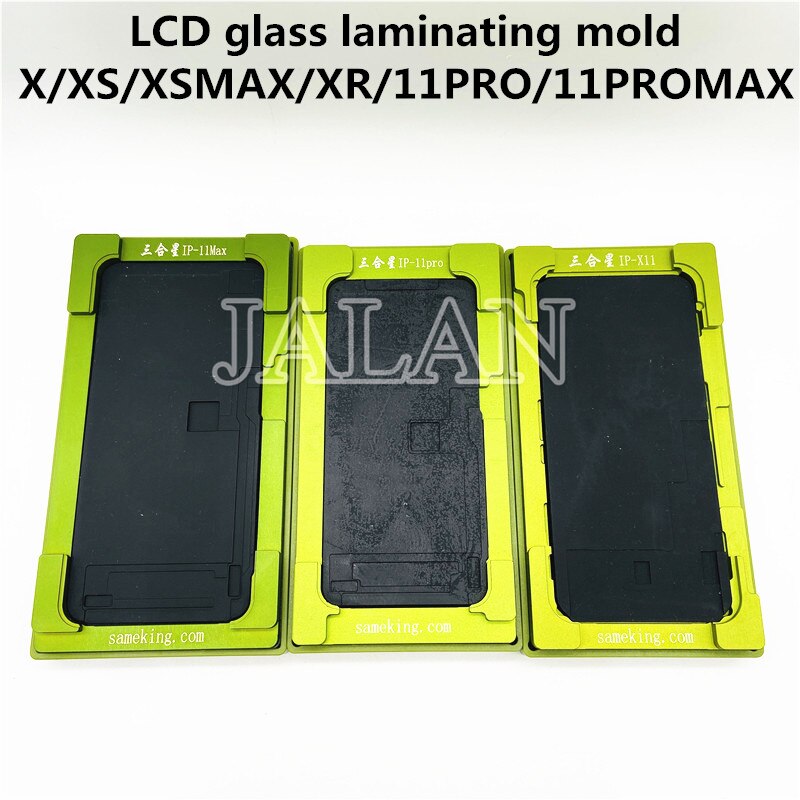 X/Xs/Xs max/Xr/11Pro/11Pro max LCD display screen glass positioning laminating mold no need to bend flex cable