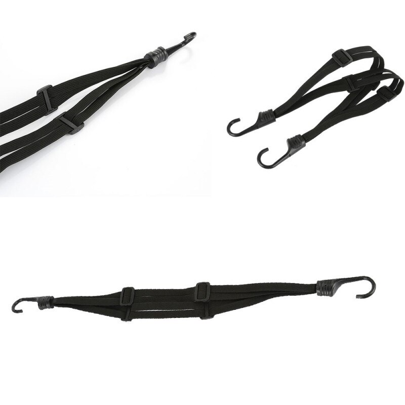 60cm Motorcycle Elastic Rope Strap Retractable Motorcycle Helmet Luggage Elastic Rope Strap Motorcycle Straps Accessories