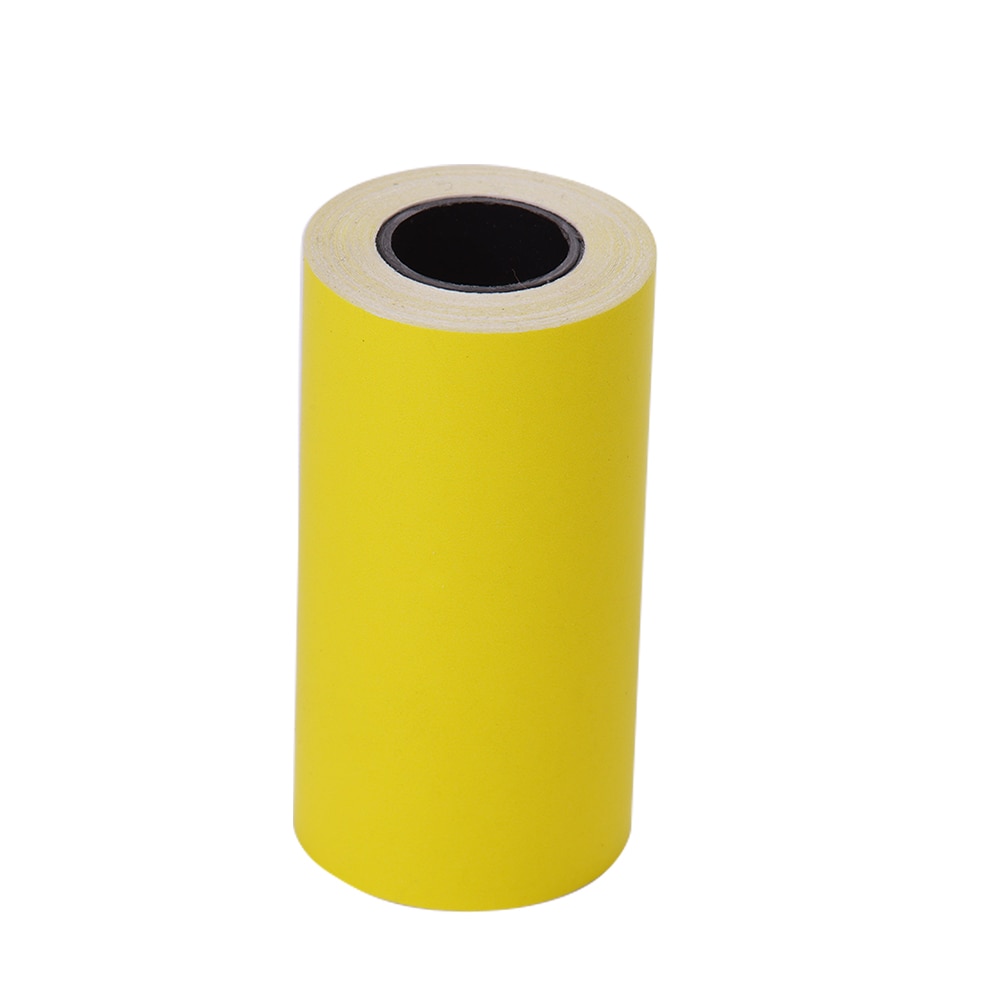Color Sticker Paper Roll Direct Thermal Printer Paper with Self-adhesive 57*30mm for PeriPage A6/A8 for PAPERANG P1/P2 Printer