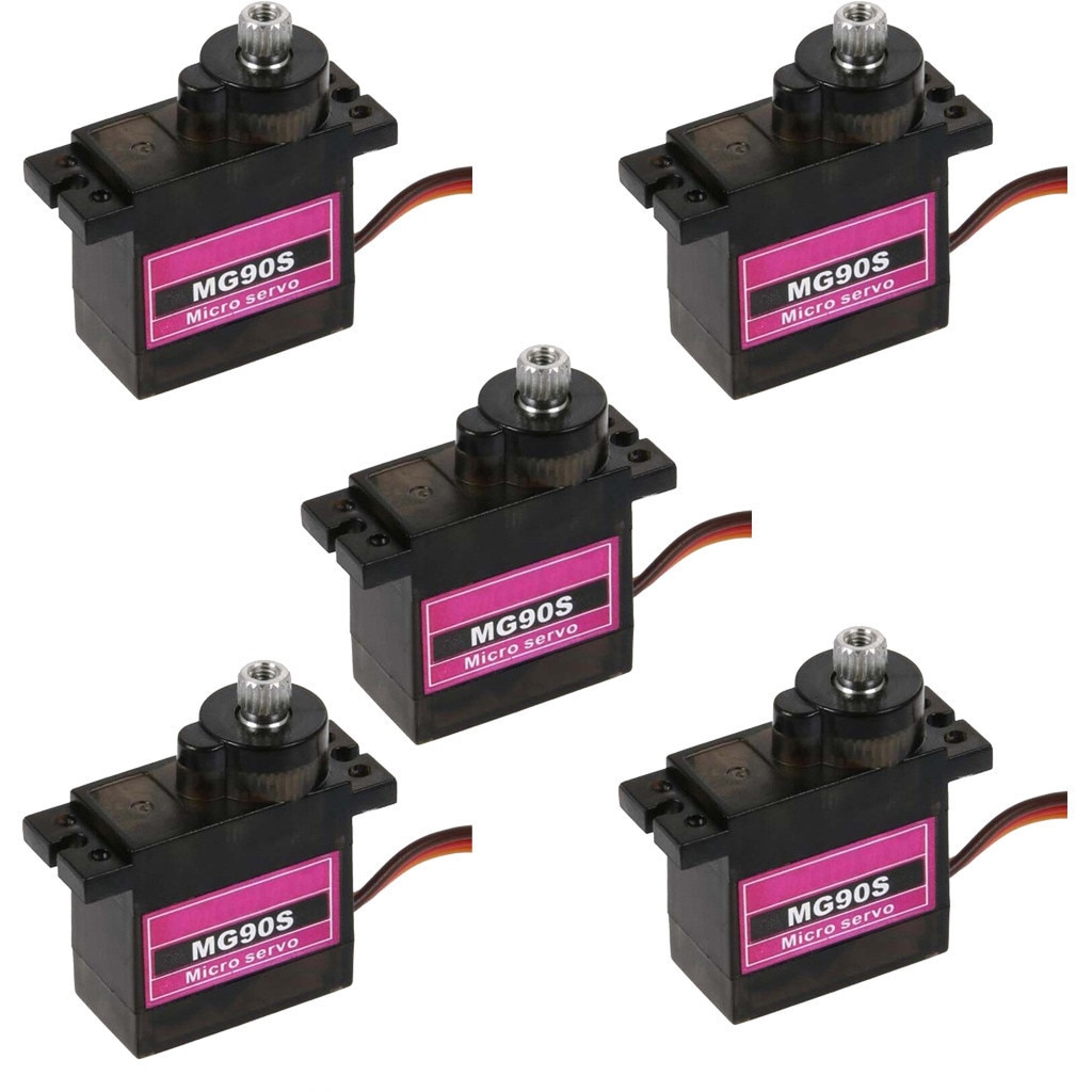 1PC MG90S Mikro Metall Getriebe 9g Servo für RC Flugzeug Hubschrauber Stiefel Auto 360 ° Spielzeug Zubehör RC spielzeug Ersatz Teile