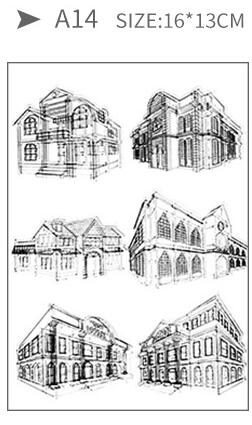 1pc genomskinlig stämpel silikon sigill scrapbooking fotoalbum papperskort gör-det-själv hantverk album dagbok verktyg: A14