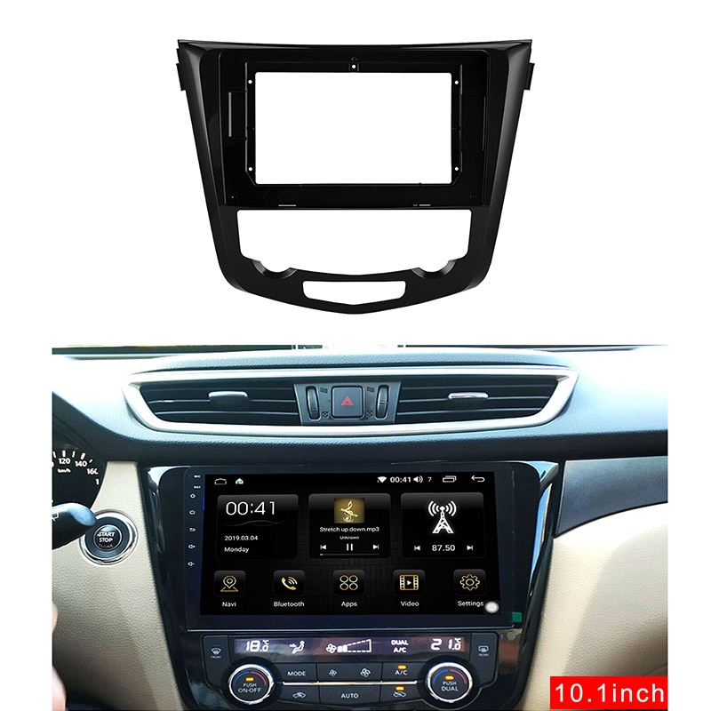 10.1 Inch Car Fascia For Nissan X-Trail Dashboard Mount Installation Fascias Panel In-dash Double Din Car Dvd Frame