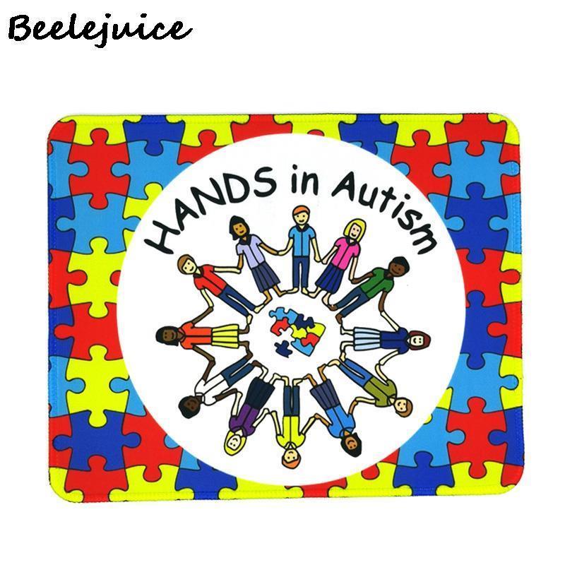 Autism pattern Mouse Pad Desk Pad Laptop Mouse Mat for Office Home PC Computer Keyboard Cute Mouse Pad Non-Slip Rubber Desk Mat