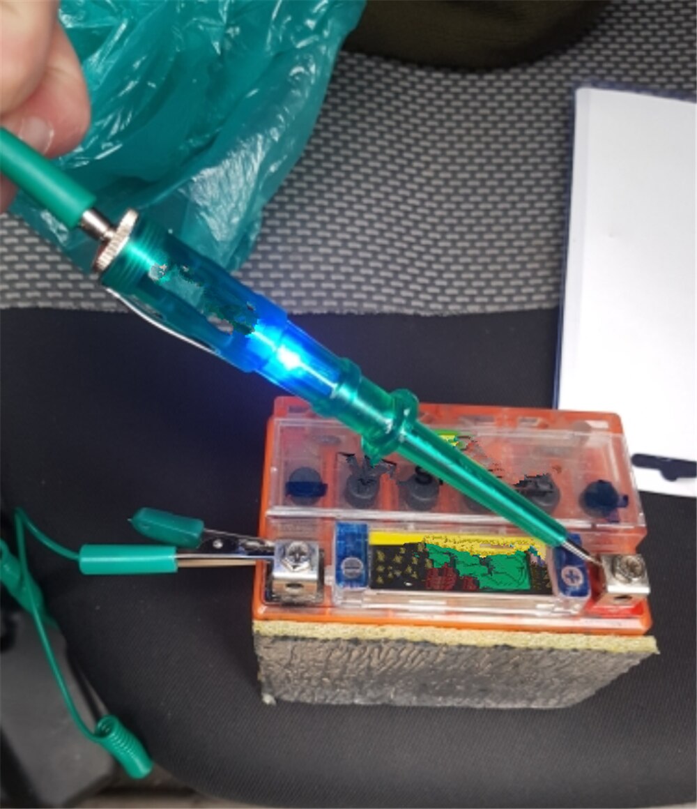 Voor Motorfiets Accessoires Voltage Dc 6V-12V-24V Auto Reparatie Tool Test Potlood Onderhoud Groene Lente Draad Detector