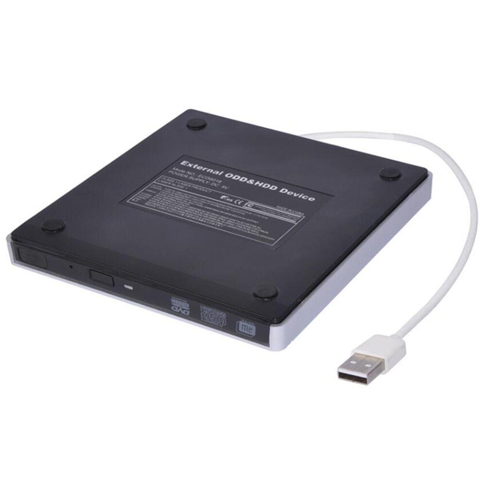 USB 2.0 External CD-RW/DVD-RW Burner Drive Recorder Optical Drive for PC/Mac/Laptop/Notebook/Desktop External Slim Drive xiaomi