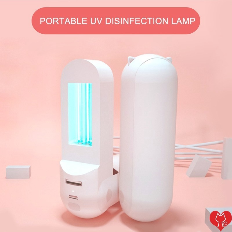 Upgraded Handheld Germicidal UV Portable Light Sterilizer Machine UV Lamp Wand with Power Bank