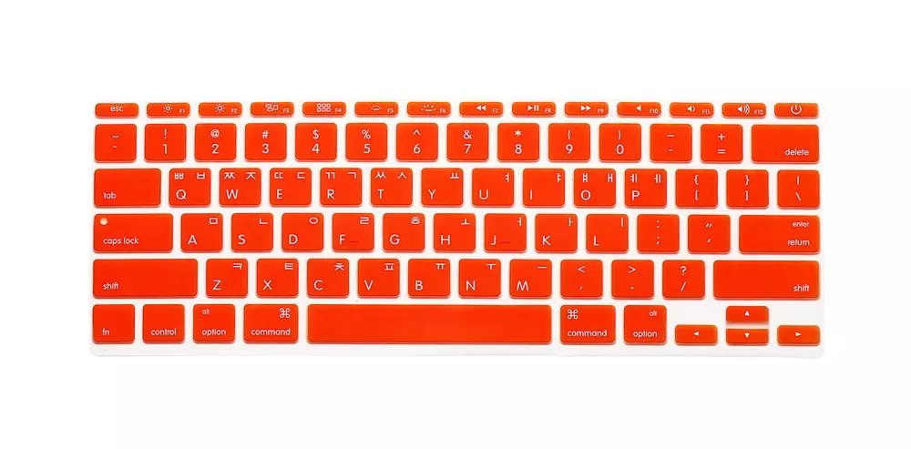 Silicone Skin Korean Keyboard Cover Protector Korea Language Keyboard Cover For Macbook Air 11" 11.6 Inch For Mac A1370 A1465