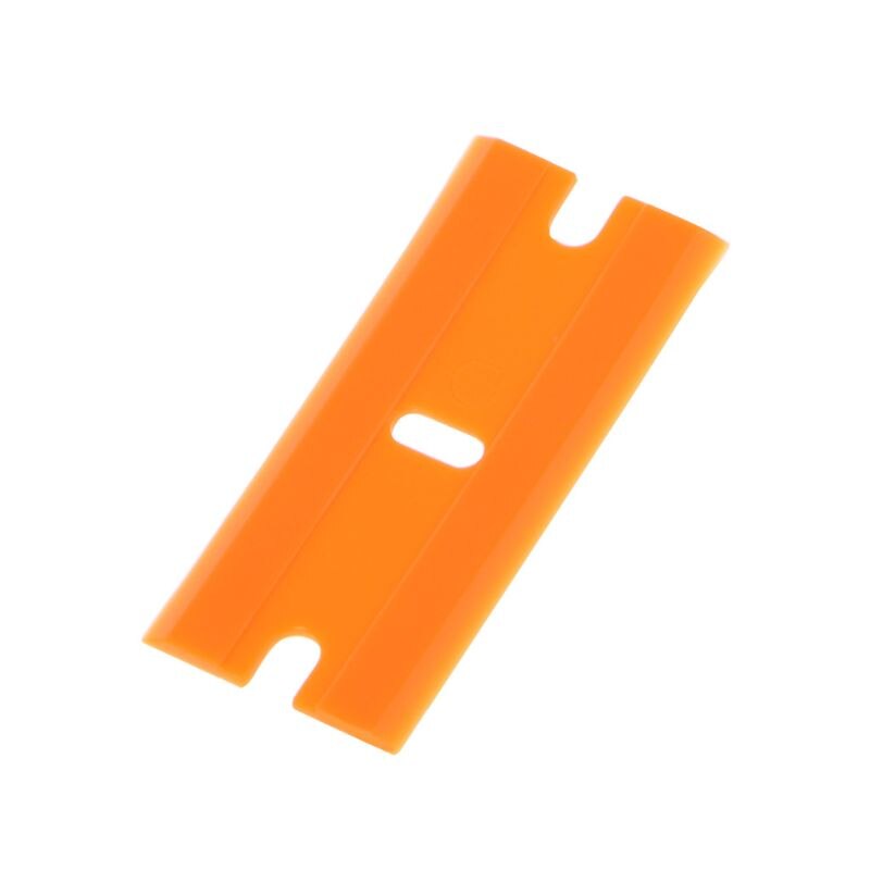 10 stuks dubbelzijdige kunststof messen vervangende schraper raam auto glas lijm tape verwijderaar veiligheidsstickers decals verwijderingsgereedschap