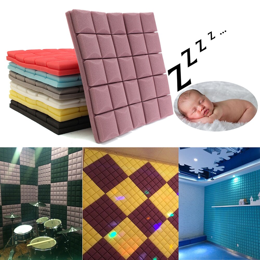 Acoustic Foam Panel Soundproof Foam Wedge Studio KTV Wall Echoes Absorption for studio recording ktv home