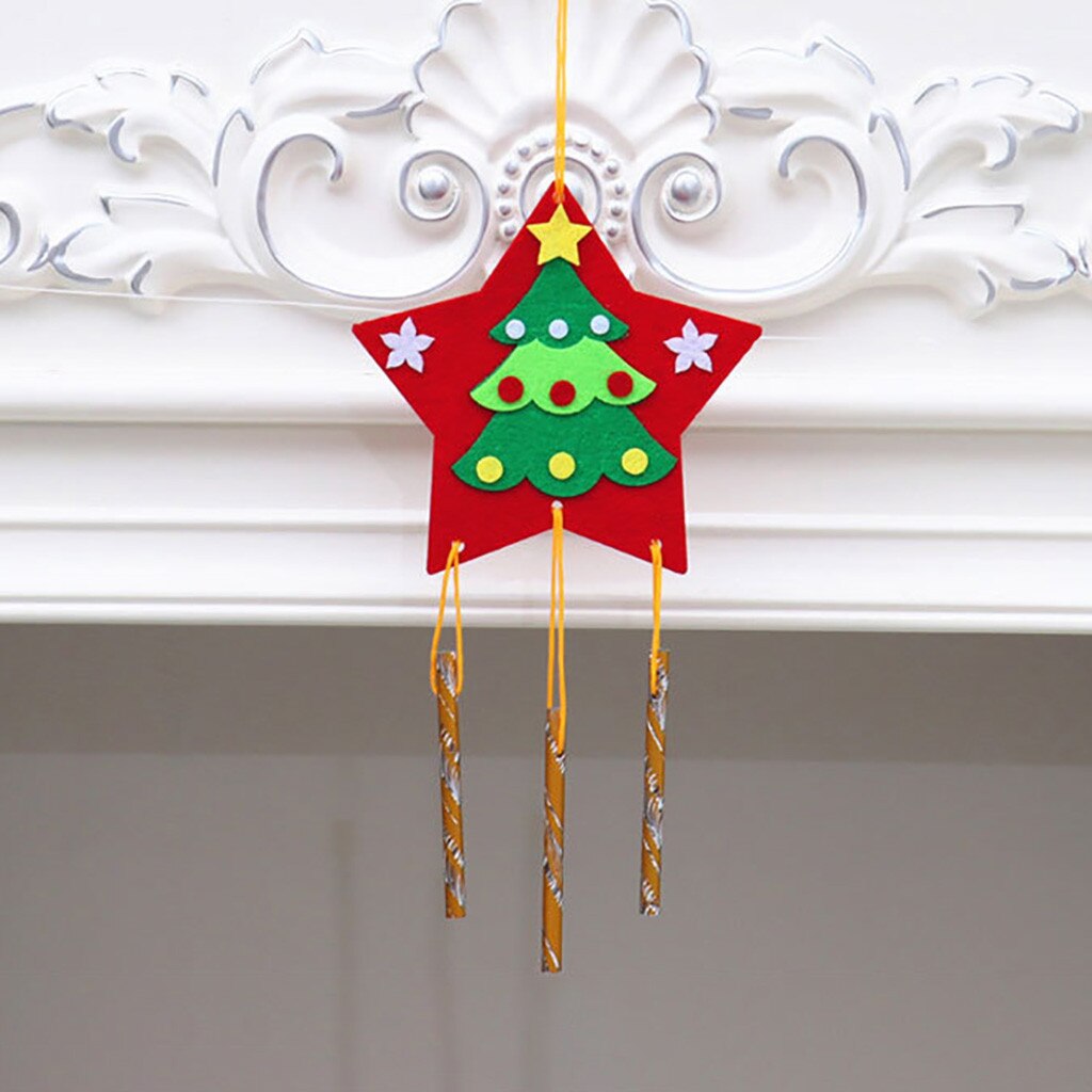 Christmas DIY Handmade Wind Chimes Pendant Prizes And Decorations Christmas Tree Ornaments Navidad Decorations