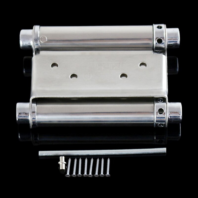 Double Open Spring 4 Inch Hinge Stainless Steel Two-way Free Door Hinge for Cowboy Bar Counter Door Fence