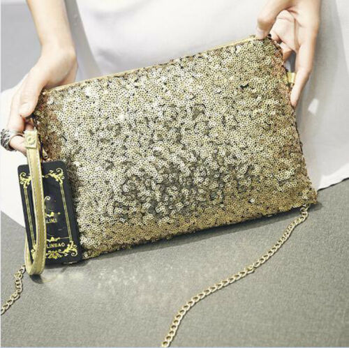 Vrouwen Mode Lovertjes Tote Chain Avond Portemonnee Dames Mode Handtas Pailletten Shiny Schoudertas Clutch