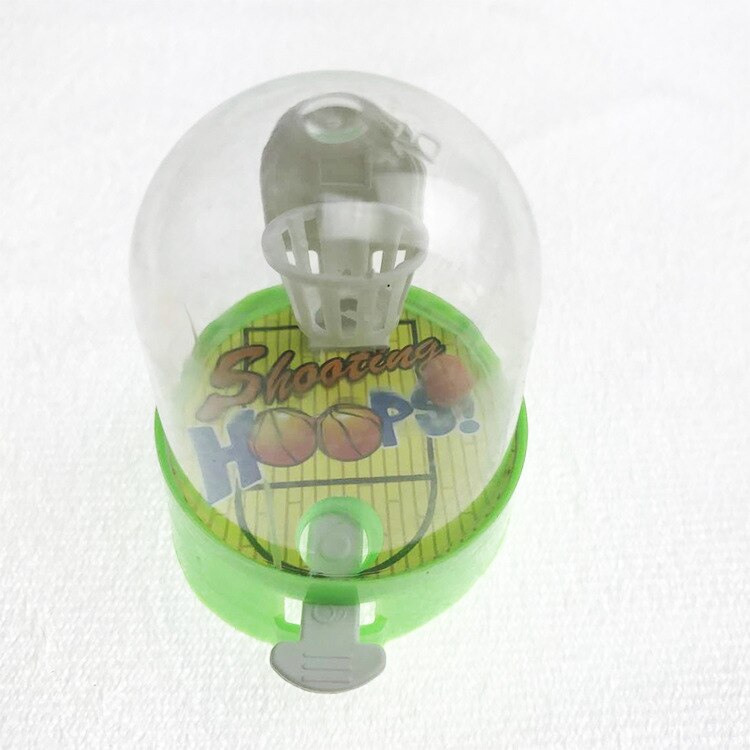 Mini Handheld Basketbal Palm Basketbal Shooting Game Kinderen Educatief Desktop Speelgoed Kraampjes Producten: green