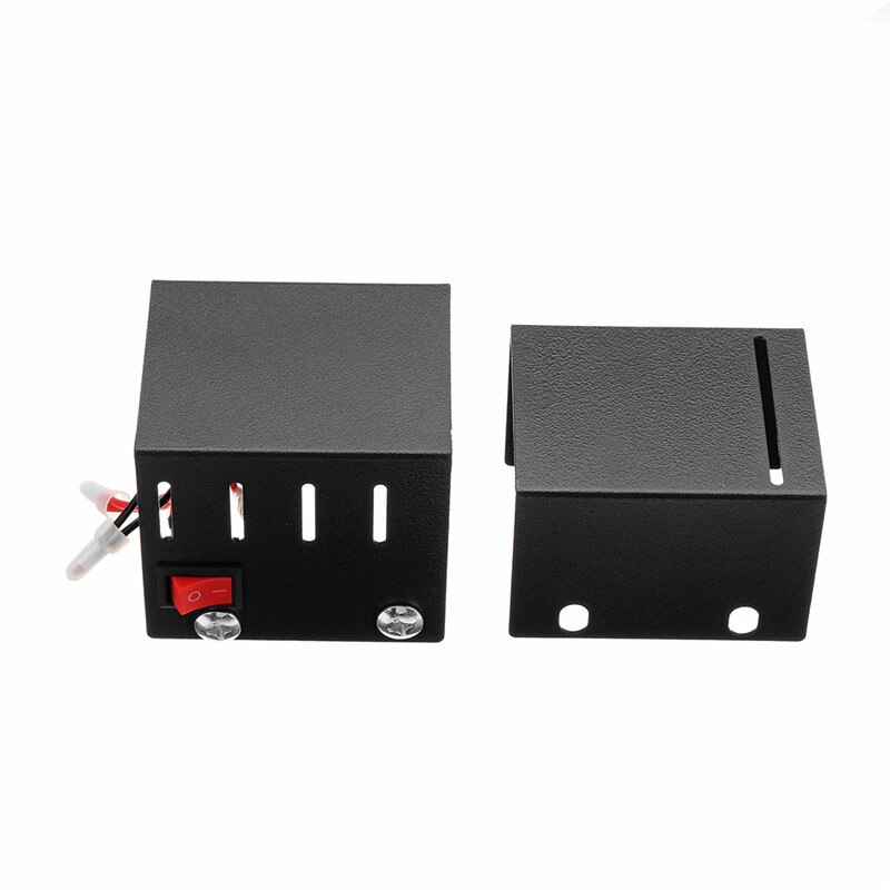 2 peças de metal capa com botão interruptor placa de aço pulverizado para torno máquina ferramenta mini torno mecânico torno torno torno torno cnc fresadora