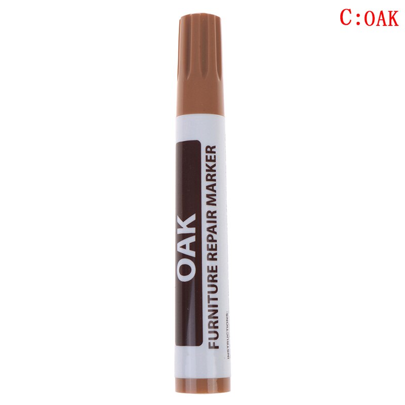 Wood grain color correction repair scratch off paint complementary color pen Furniture touch up pen Floor 1 Pc: C