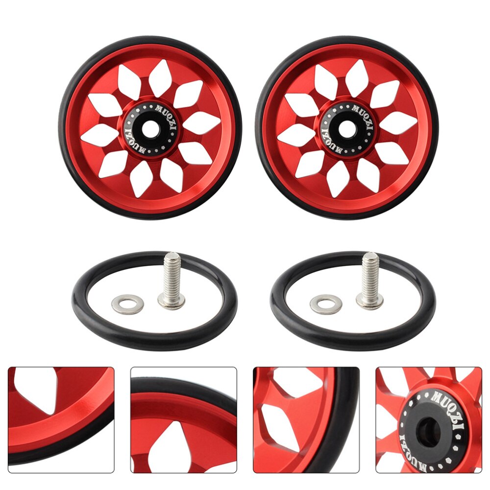Juego de ruedas de aleación de aluminio para bicicleta, ruedas de bicicleta plegables, compatibles con Brompton, 1 unidad