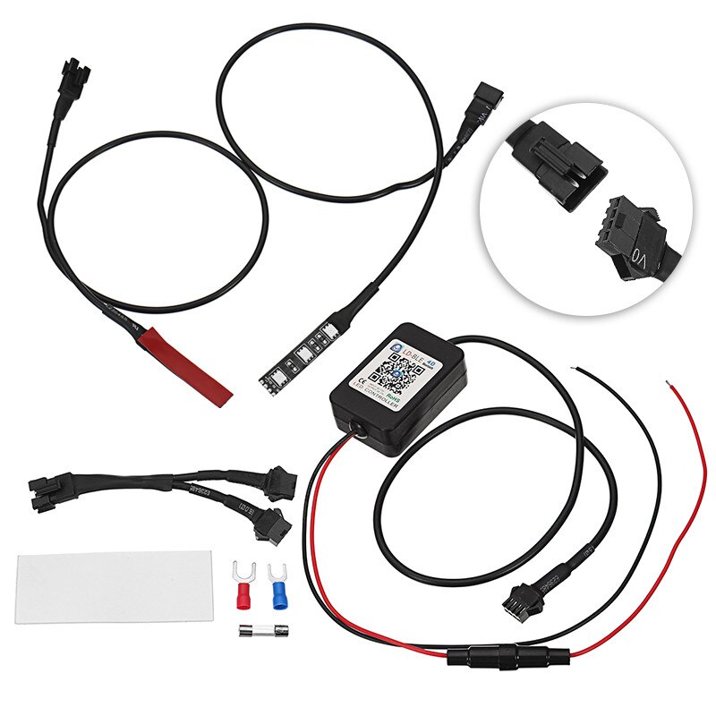 2Pcs Auto RGB headlight Projector Led Devil Eye Demon Eye Lamp For Car App Remote Control projector headlamp angles eye