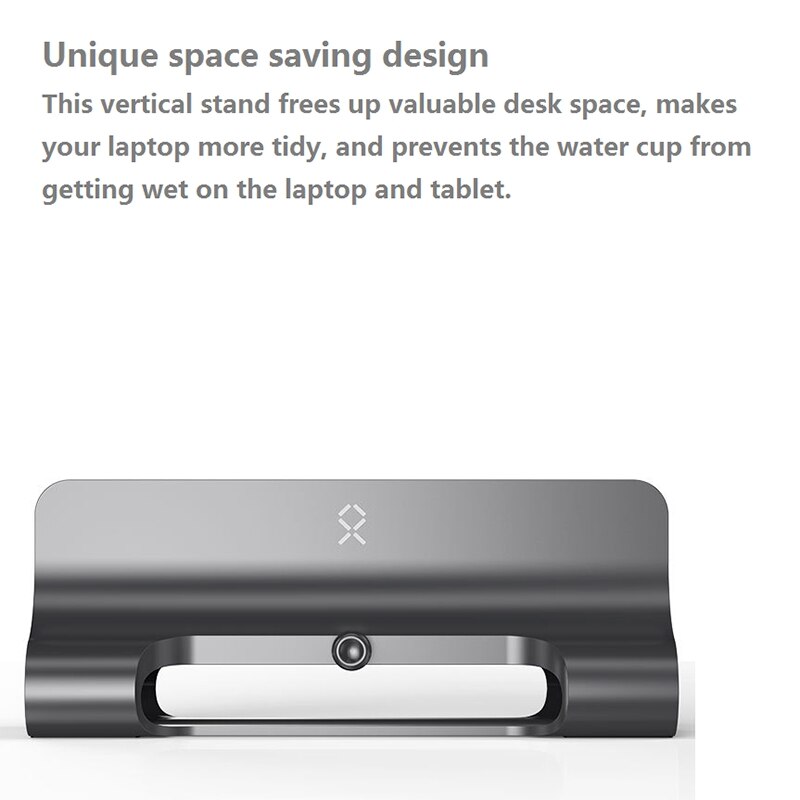 JIUSHARK uniwersalny pionowy aluminiowy stojak na laptopa, zawodowiec, Dell XPS, Lenovo joga i więcej